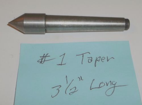 #1  MORSE TAPER CENTER FOR DRILL PRESS LATHE MILLING MACHNE