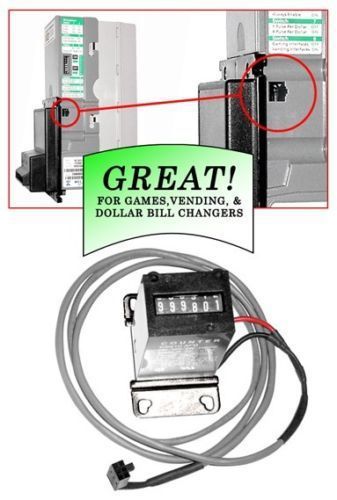 Mars MEI AE &amp; VN series 2000 bill validator  acceptor - analog counter meter