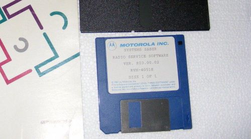 Motorola systems saber  Radio Service Software RVN4051E