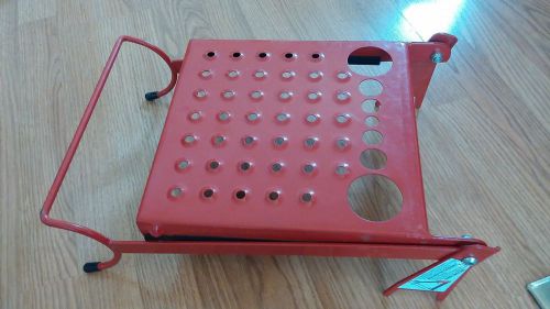 ~ladder standing work platform jack~gorilla ladders~accessory tray~steel~used~ for sale