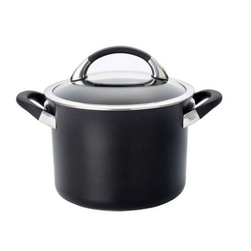 NEW - Circulon 4 Qt. Covered Sauce Pot-black