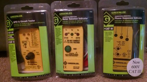 GREENLEE ELECTRICIAN TOOLS - 5123, 5708, 5702 - GREENLEE BUNDLE SALE!!!! 3 TOOL