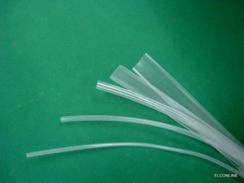 Clear 2:1 Polyolefin 600V Heat Shrinkable Tubing Assorted 5 Sizes/Lot #so7
