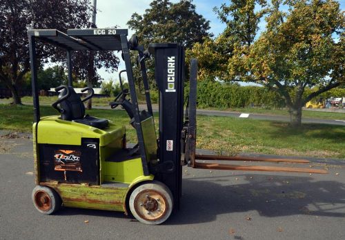 Clark ECG20 Electric Forklift (Inv.34523)