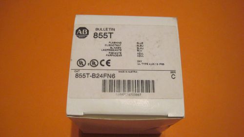 allen bradley 855T-B24FN6 blue flashing 24v series c new in box , A-B