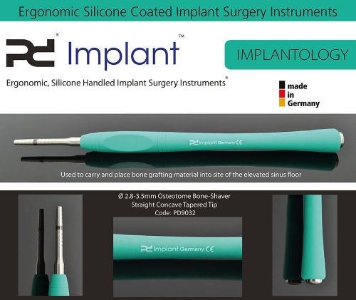 Osteotome Bone-Shaver ? 2.8-3.5mm Straight Concave Tapered, Dental Implant