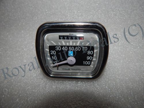 VESPA SPEEDOMETER/TACHO/CONTACHILOMETRI VL 100 KM/HR BRAND NEW