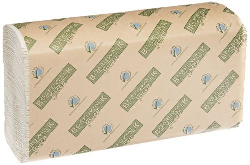 Boardwalk BWK 10GREEN Folded Towels Multi-Fold Natural White (16 Pack of 250)