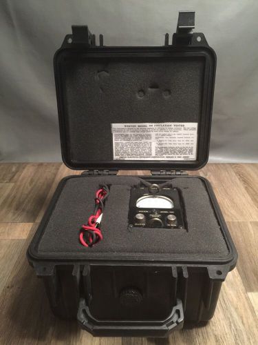 WESTON MODEL 799 INSULATION TESTER