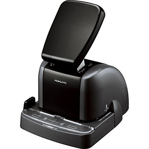 Kokuyo japanese s&amp;t stapleless stapler 2 hole type black sln-msp110d for sale