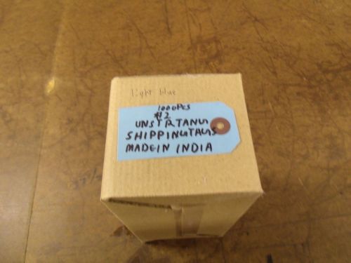 Bulk-Lot-box of  1,000 unstrung price tags .-hang tags--light blue-3 1/4&#034;X1 5/8&#034;