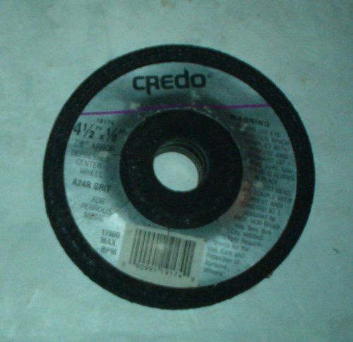 Credo 4 1/2&#034; grinding discs for ferrous metals lot of 4