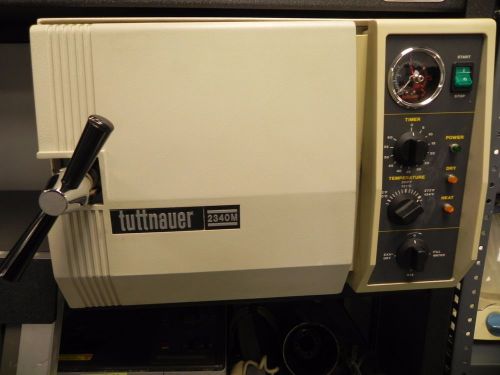 Tuttnauer Autoclave Steam Sterilizer Model 2340E Dental