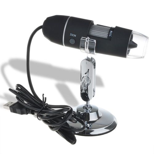 50-500X 2MP USB 8 LED Light Digital Microscope Endoscope Camera Magnifier USA