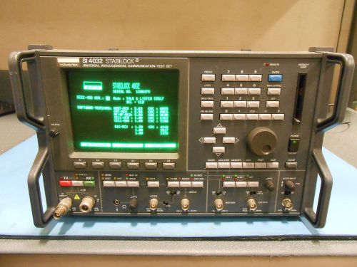 WAVETEK SI 4032 STABILOCK UNIVERSAL ANALOG/DIGITAL COMMUNICATION TEST SET