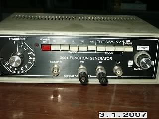 Global Specialties 2001 Function Generator