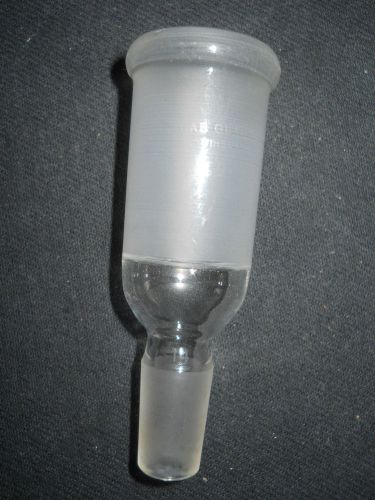 Lab Glass 24/40 Outer to 14/20 Inner Reducing/Enlarging Joint Adapter