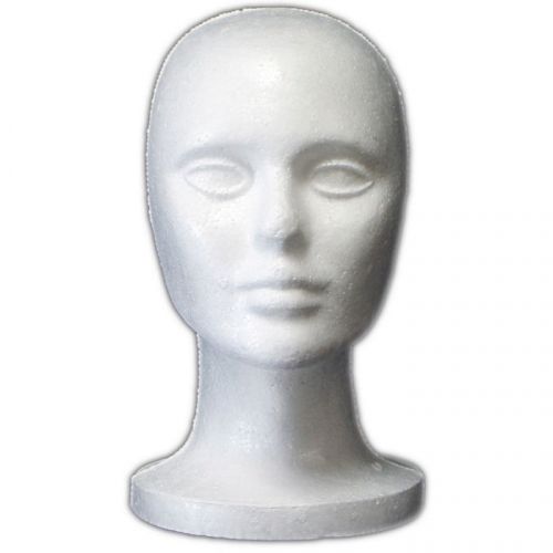 Less than perfect mn-408 female styrofoam mannequin head for sale