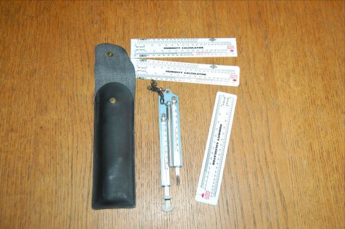 Stortz Pocket Sling Psychrometer Wet Bulb Humidity Tester VTG  Free Ship