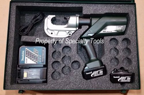 Greenlee gator ek1240l11 battery hydraulic crimper 12 ton u die crimping tool for sale