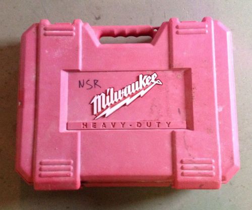 Plastic case for milwaukee 5380-21 heavy duty 1/2&#034; hammer drill (case only) for sale