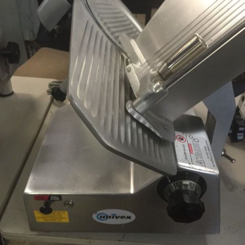 Univex &#034;Max Series&#034; 8512 Heavy Duty, Gear-Driven, Automatic Gravity Feed Slicer