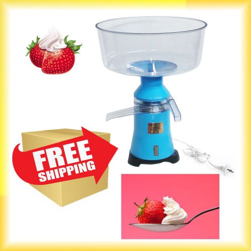 ELECTRIC MILK SEPARATOR 100L/H 220V EURO PLUG Plastic/Plastic # 19 FREE SHIPPING