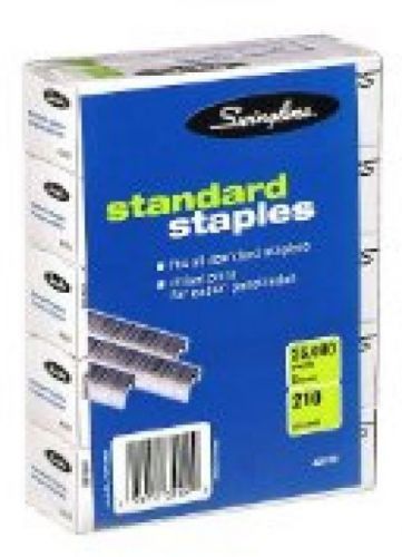 Swingline staples, standard, 1/4 inch length, 5000/box, 5 boxes for sale