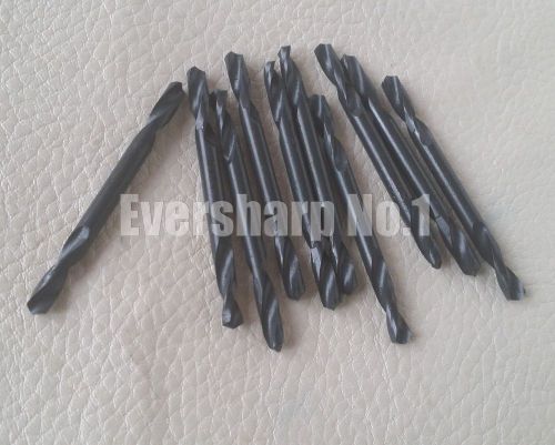 Lot 10 pcs HSS Fully Ground Double End Twist Drills Bits Dia 5.2mm Black