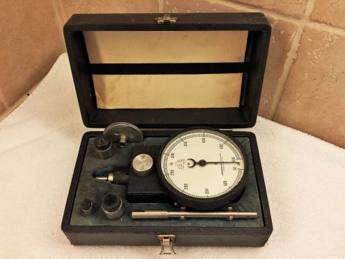 VINTAGE JONES MOTROLA TRIPLE RANGE HAND HELD TACHOMETER # 4800, UP TO 50,000 RPM