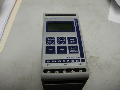 EMOTRON DIGITAL MOTOR LOAD MONITOR EL-FI-DLM