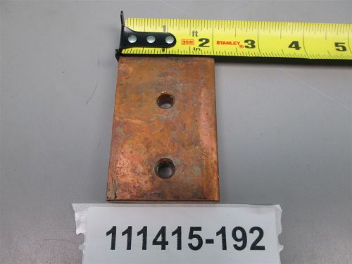 2 Pcs. Copper Main Bus Bar 2&#034; X 7/16&#034; X 3&#034;