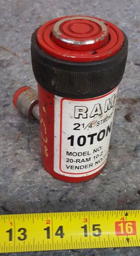 10 TON MINI HYDRAULIC RAM CYLINDER 20-RAM 10-2