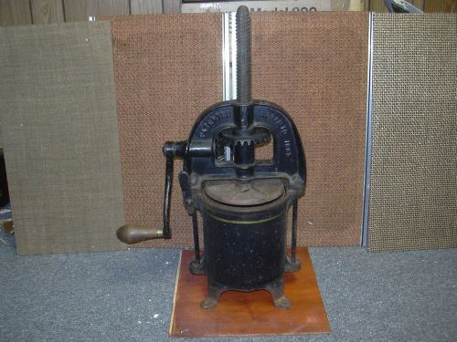 ANTIQUE ENTERPRISE No. 25 SAUSAGE STUFFER  LARD FRUIT PRESS wine grapes apple