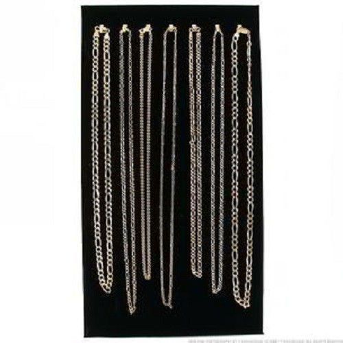 New 7 hook velvet necklace pendant displays easel chain for sale