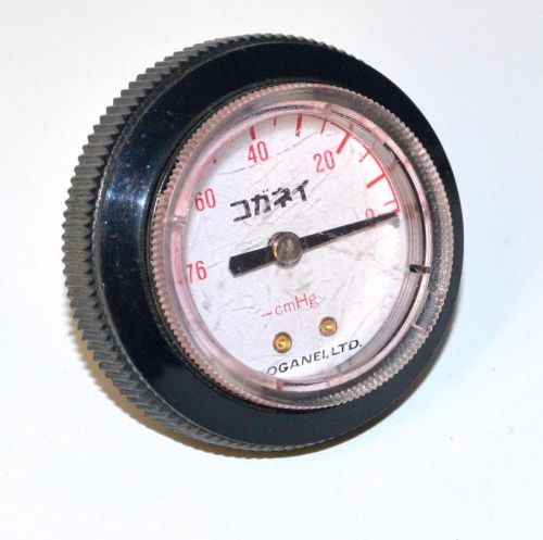 KOGANEI 0-76 CMHG VACUUM GAUGE 1/4&#034; NPT