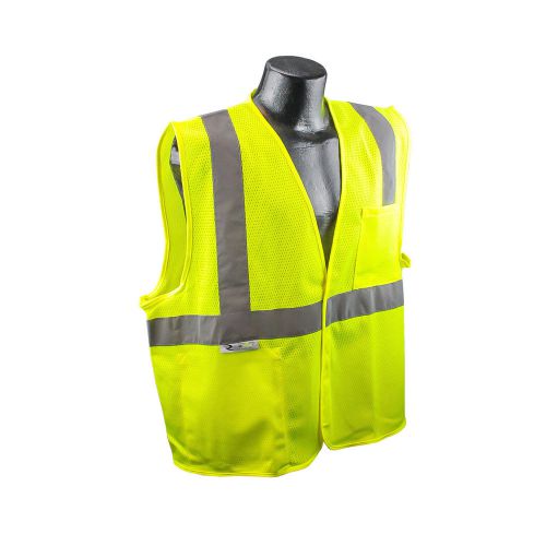 RADIANS SAFETY VEST ANSI CLASS 2 LIME HIGH VISIBILITY REFLECTIVE SV2GM