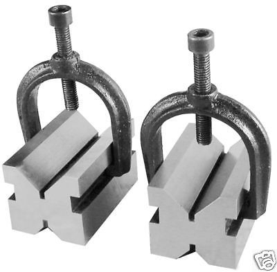 2-3/4X3-1/2X4-7/8 INCH V-BLOCK &amp; CLAMP 2 PAIR SET