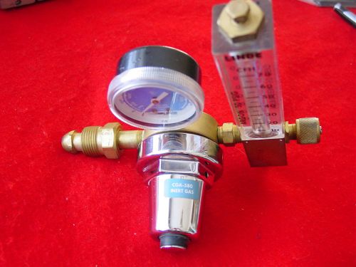 Linde/oxweld inert gas flow meter regulator multi-gas cga-580 for sale