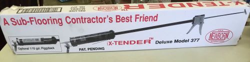 Newborn  x- tender deluxe model 377 caulking gun sub-flooring free shipping for sale