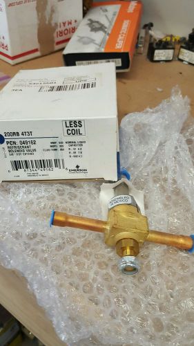 REFRIGERANT Solenoid VALVE, EMERSON, 3/8&#034; ODF EXTENDED, 200RB 4T3T, PCN:049162,