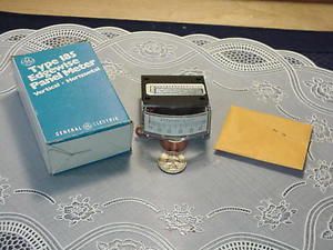 GE - 185 Edgewise Panel Meter 0-50 Micro Amp DC New In Box