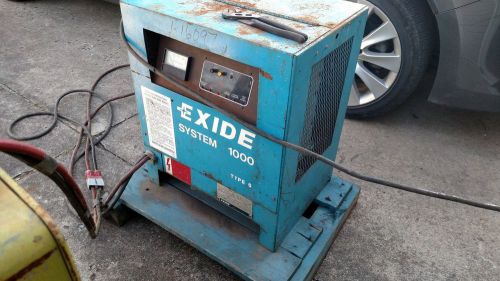 Pallet Jack fork lift charger Exide type g 1000 24 v