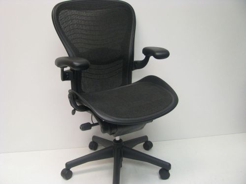 AERON FULLY ADJUSTABLE ERGONOMIC CHAIR sz.B w/LUMBAR CarbonWave Herman Miller