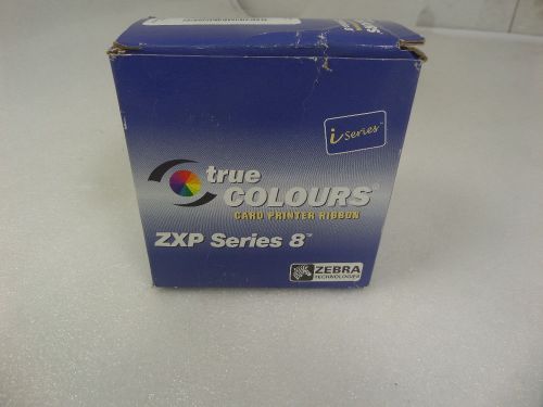 Zebra i Series Color Ribbon for ZXP Series 8 5 Panel YMCKI 500 images 800012-942