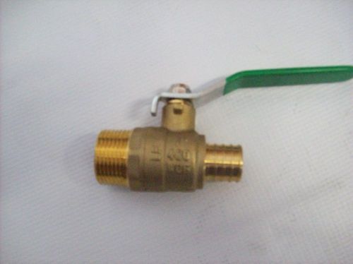 3/4&#034; MPT Ball Valve x 3/4&#034; Pex Box of 10