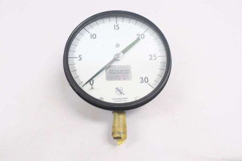 ASHCROFT MAXISAFE 0-30PSI 4-1/2IN 1/2 IN NPT PRESSURE GAUGE D532298