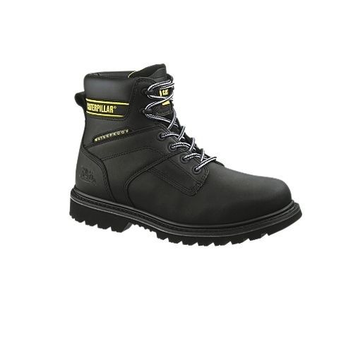 Caterpillar men&#039;s salvo work boots waterproof p73504 10.5 black slip resistance for sale