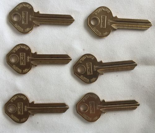 Vtg - Lot of 6 -  EASTLAKE -  uncut key blanks  - RU46 - East lake