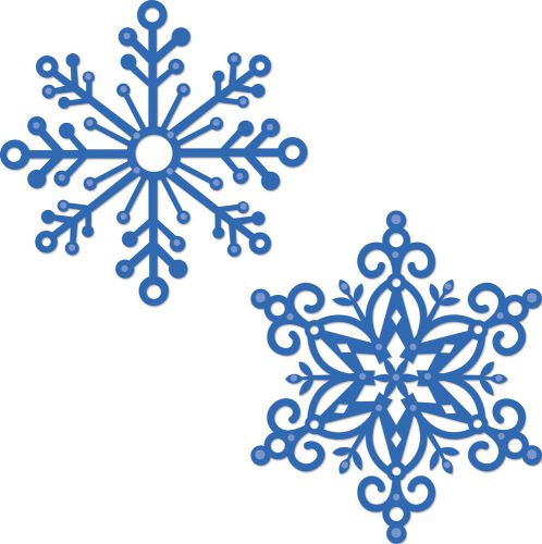 &#034;kaisercraft dies-snowflakes 2.75&#034;&#034;x2.75&#034;&#034; &amp; 3&#034;&#034;x3&#034;&#034;&#034; for sale